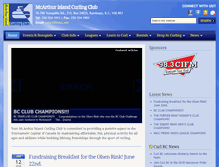 Tablet Screenshot of mcarthurislandcurlingclub.com